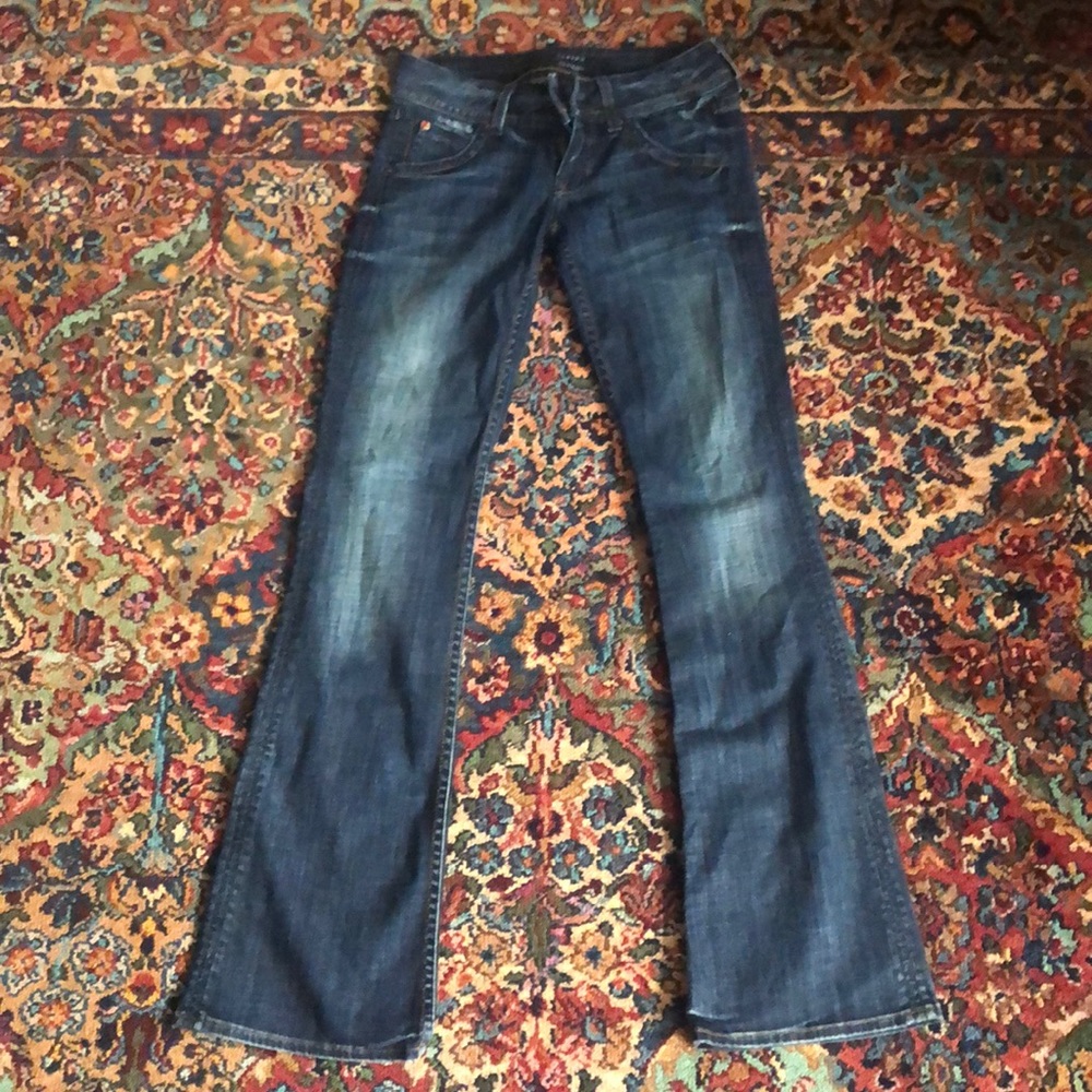 Hudson Worn Once 26 Wide Leg Jeans
